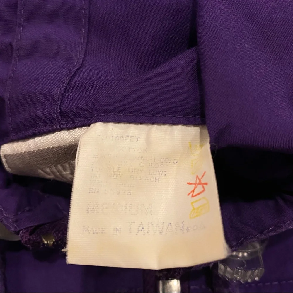 Unisex Gray Tag Nike Windbreaker Size M Vintage Purple Jacket Gray Tag Taiwan